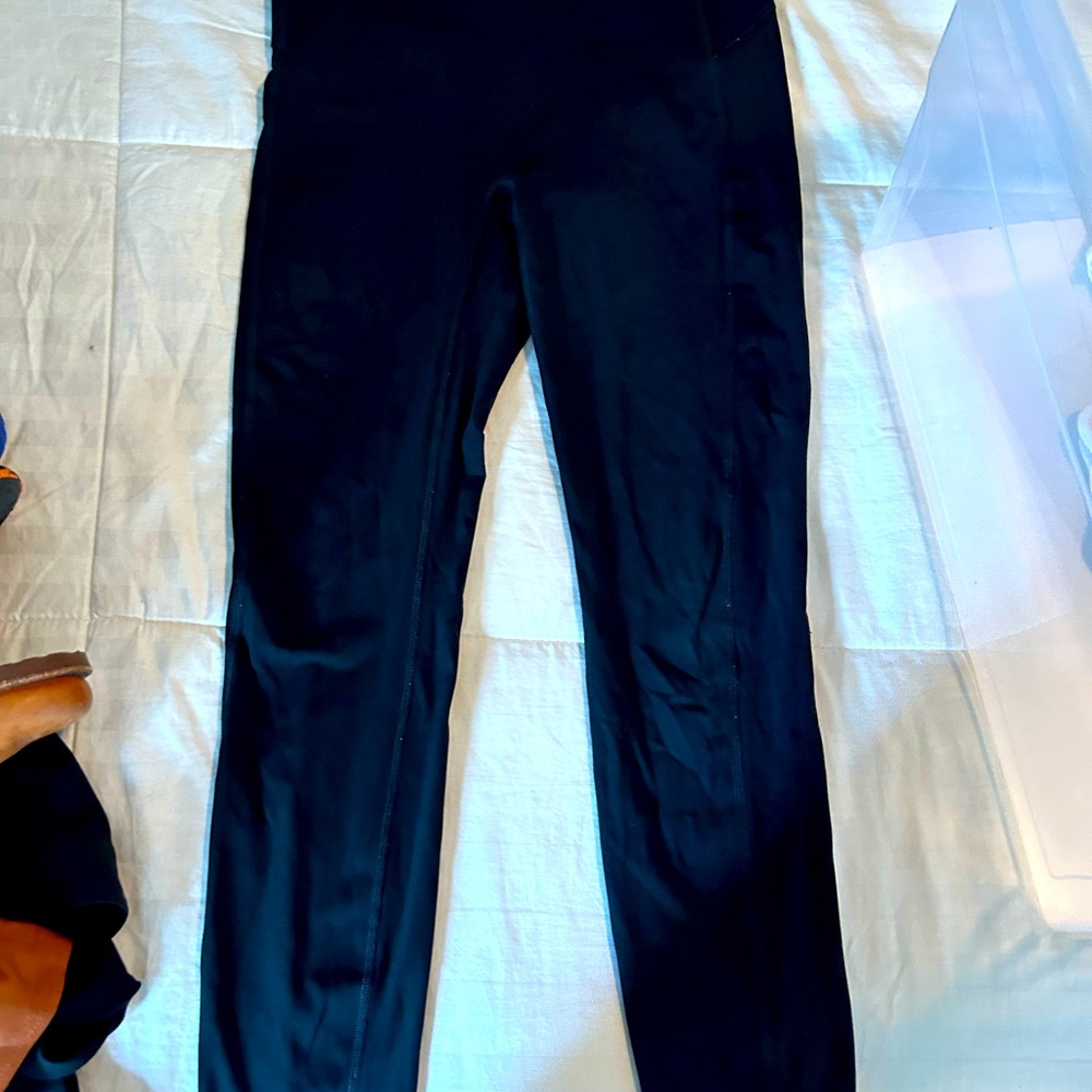 Basic black Spanx barre/ yoga pants